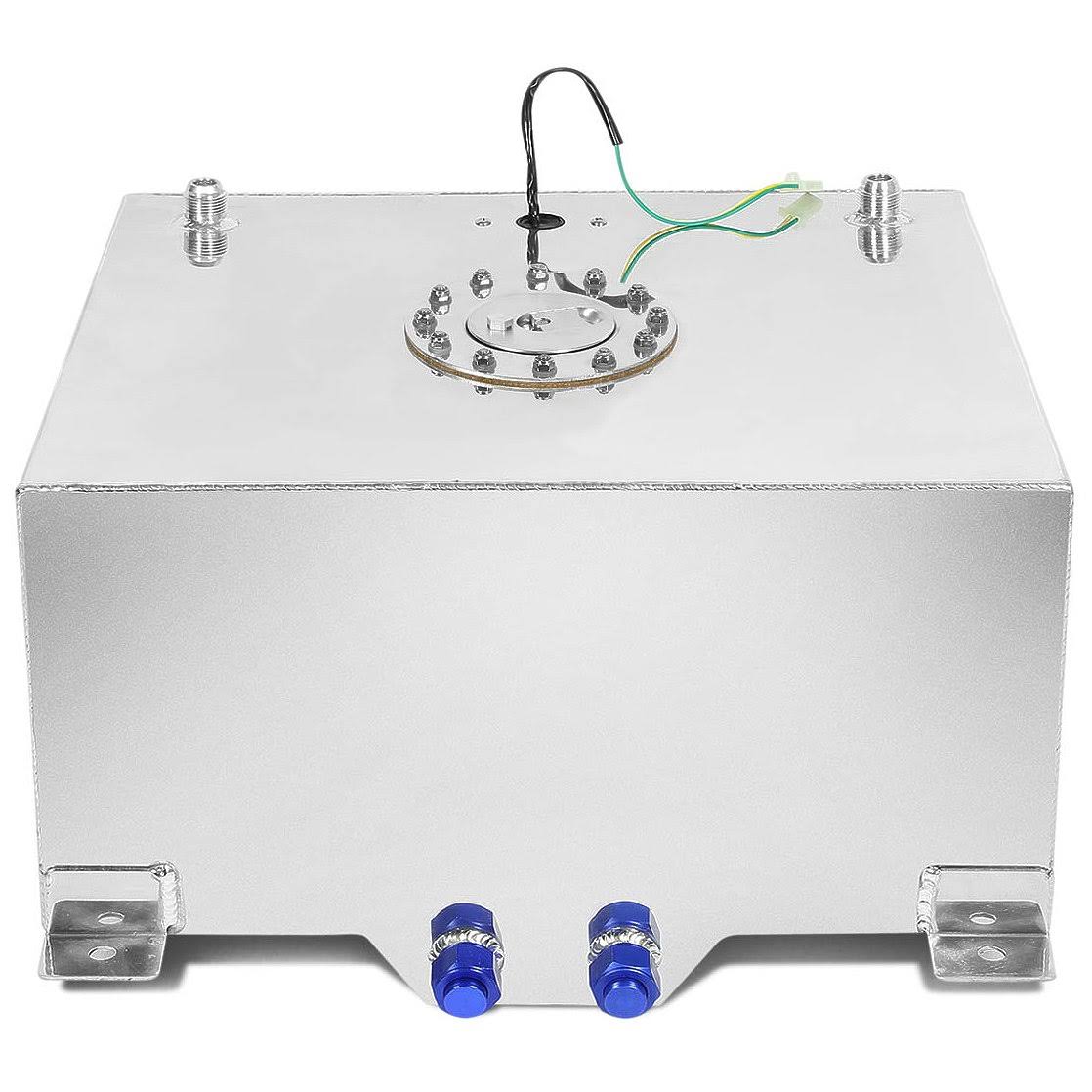 Aluminum Fuel Cell Gas Tank with Level Sender and Silver Cap A370144