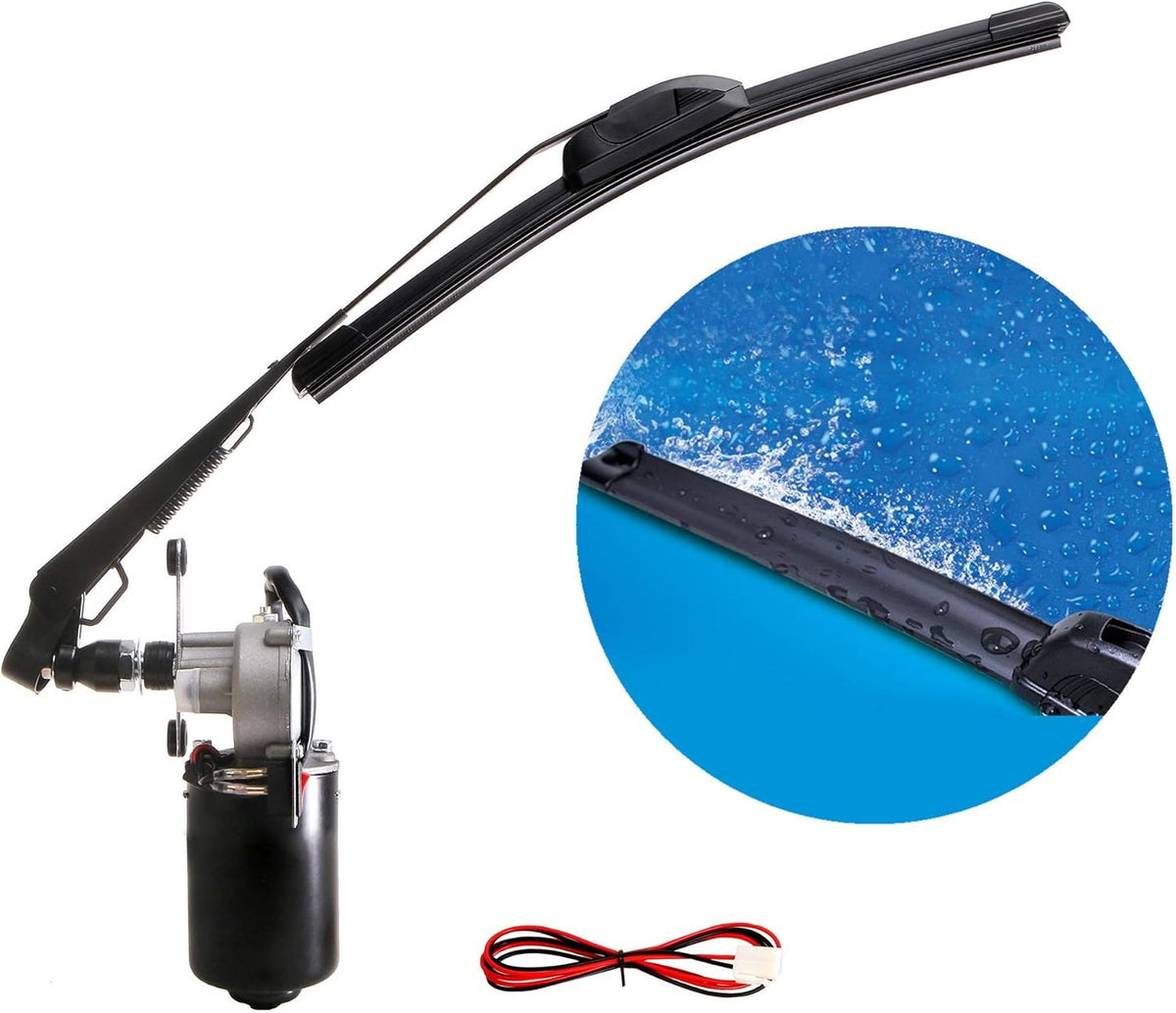 12V Hard Coated Polycarbonate Universal Windshield Wiper Kit V76957