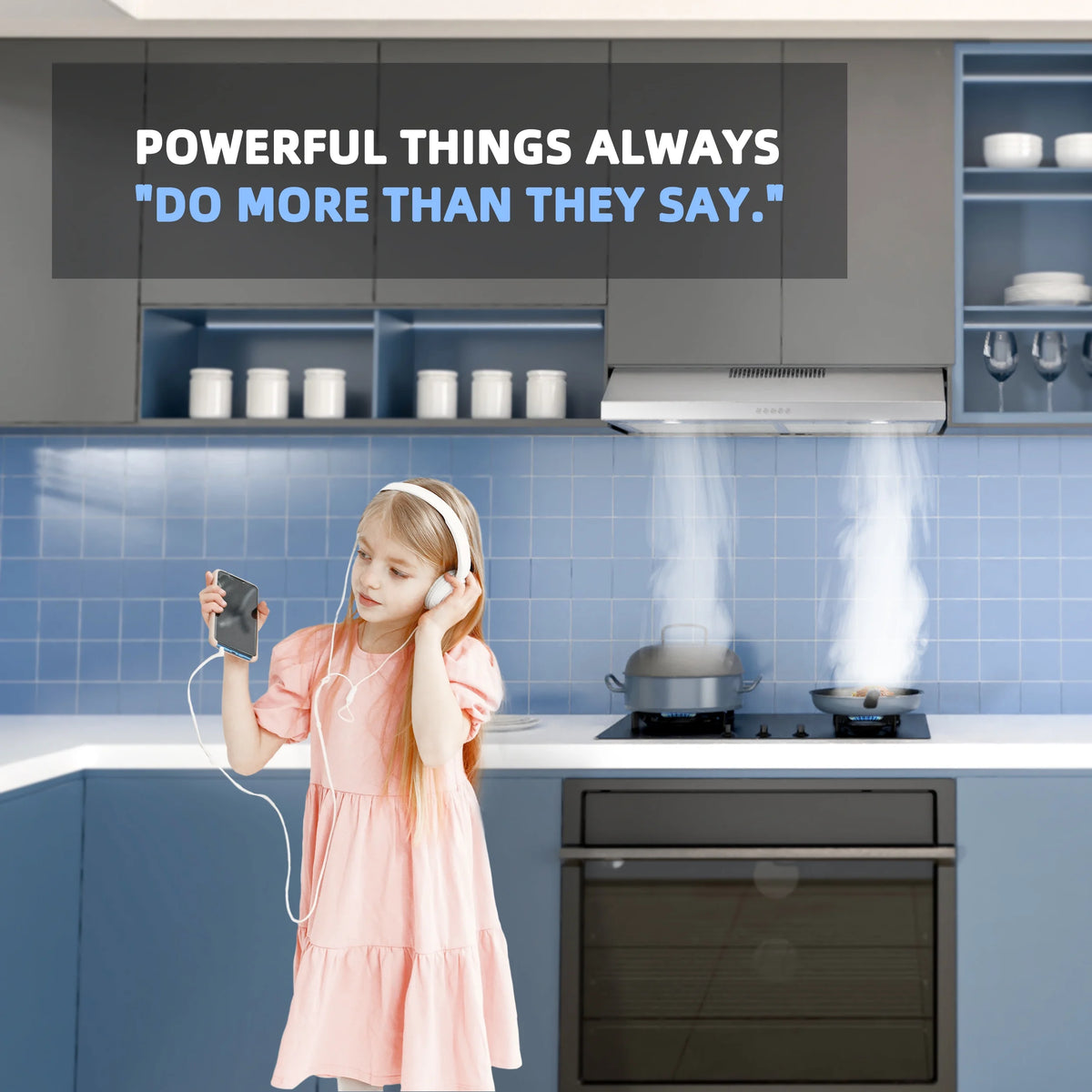 30 inch Convertible Under Cabinet Range Hood with LED Light E97734