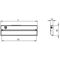 40 in. LED Under Cabinet Light N919