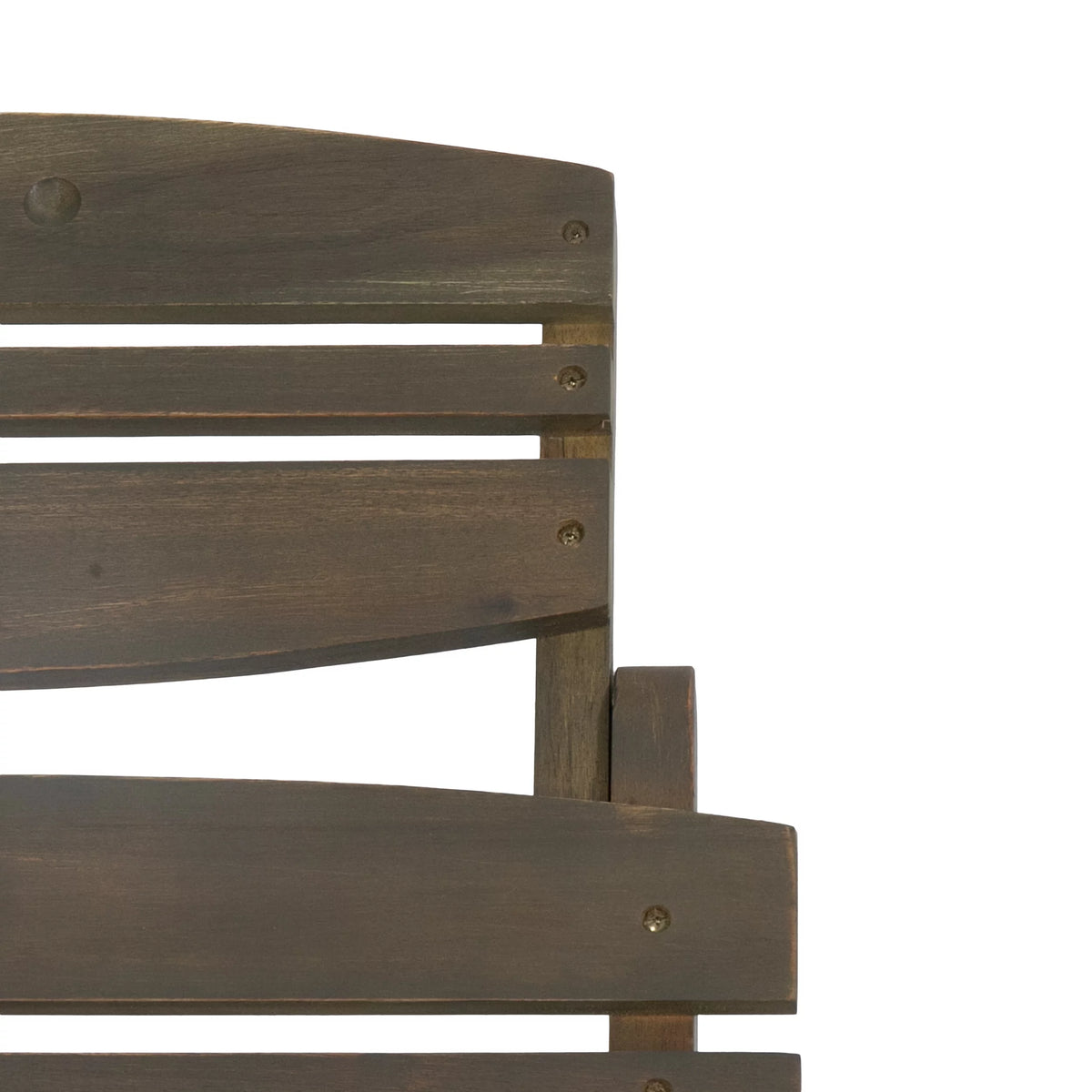 Gray Acacia Wood Outdoor Chaise Lounge Set of 2 A23815