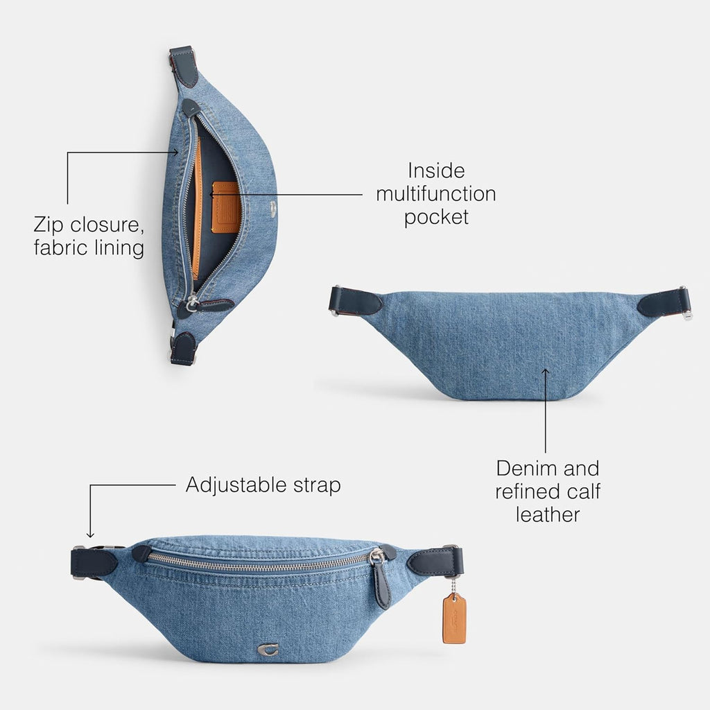 Indigo Denim Belt Bag E602643