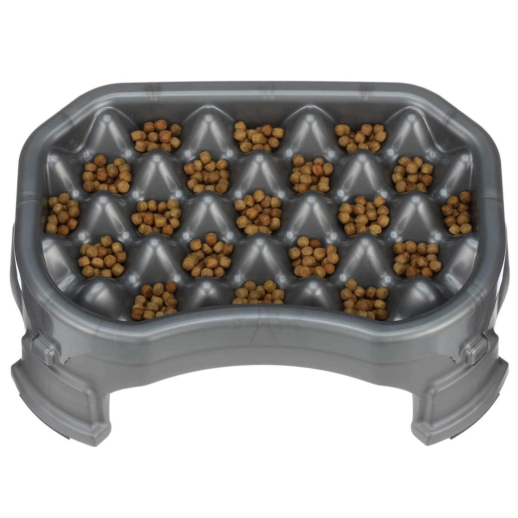 Raised Slow Feeder Dog Bowl D760