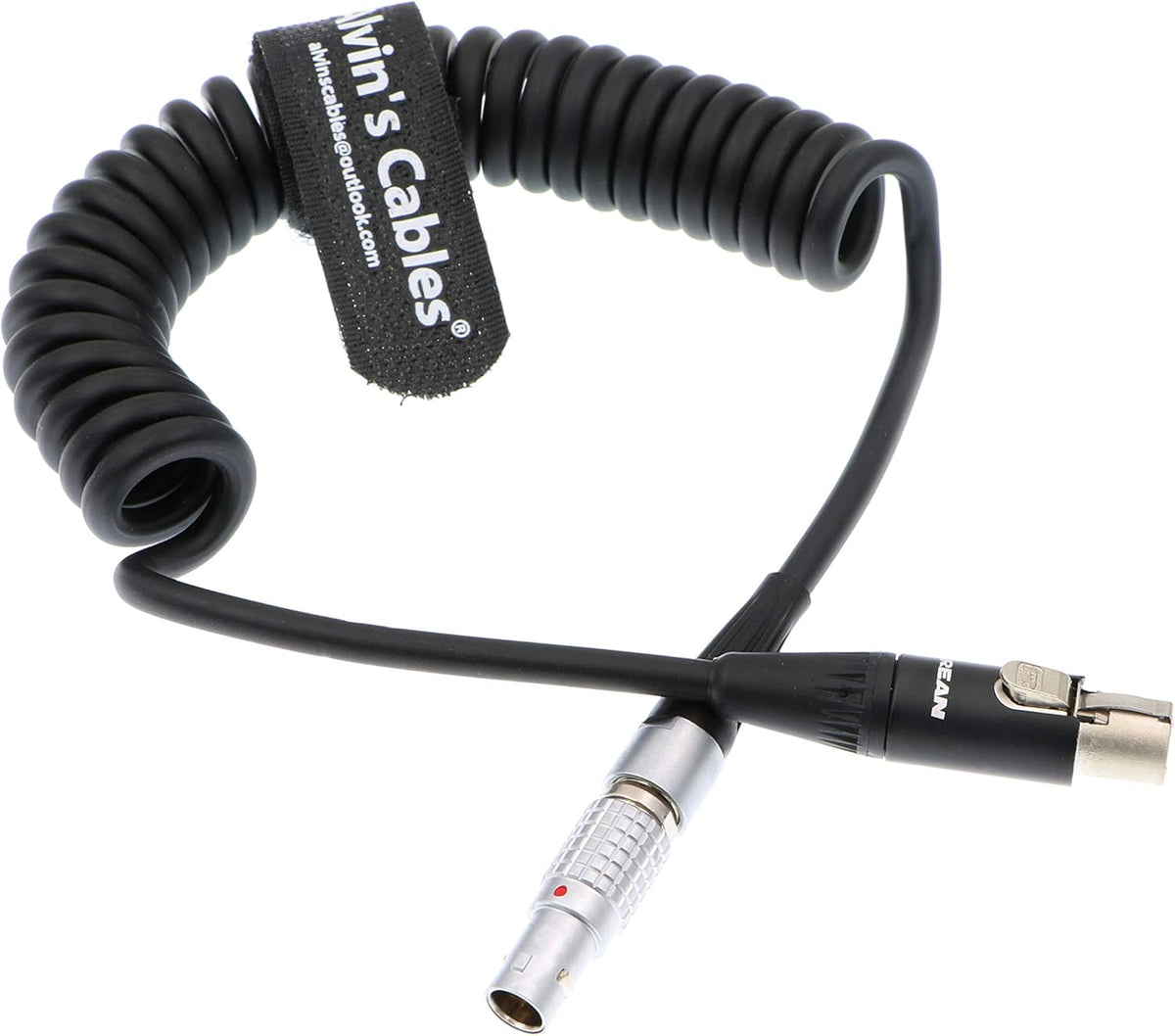 12V Monitor Power Cable, 2 Pin Male to Mini XLR 4 Pin Female Y61990
