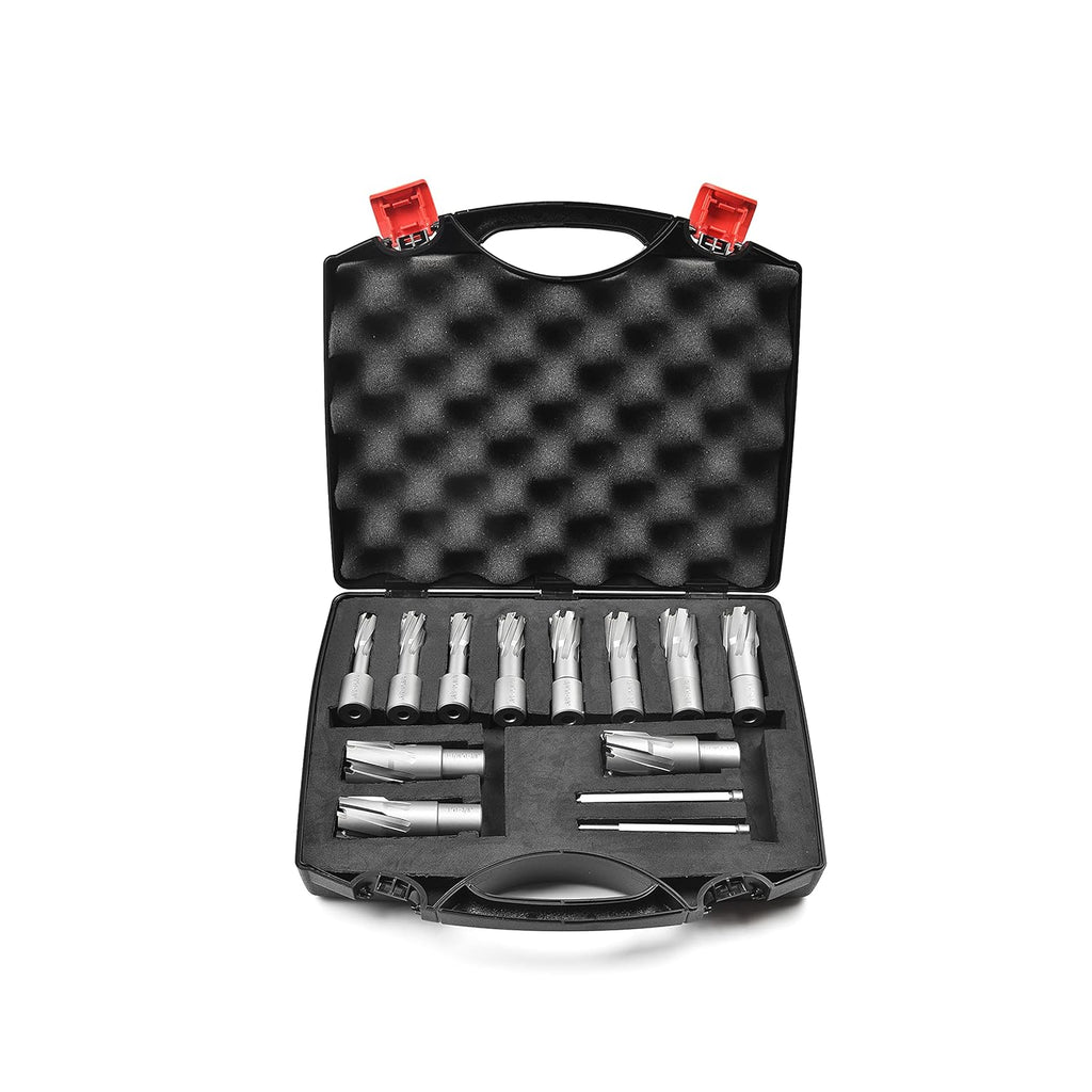 13 pcs Carbide TCT Annular Cutter Set with 2 Pilot Pins L354267