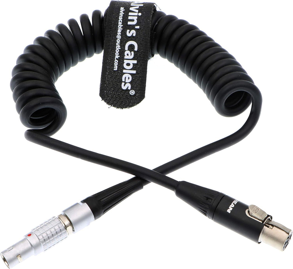 12V Monitor Power Cable, 2 Pin Male to Mini XLR 4 Pin Female Y61990