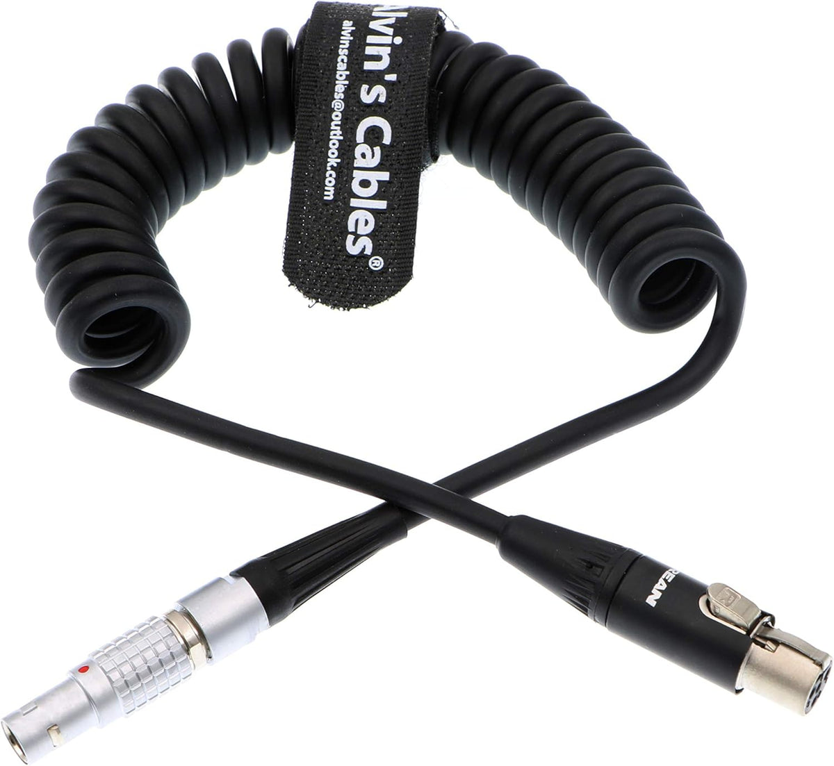 12V Monitor Power Cable, 2 Pin Male to Mini XLR 4 Pin Female Y61990