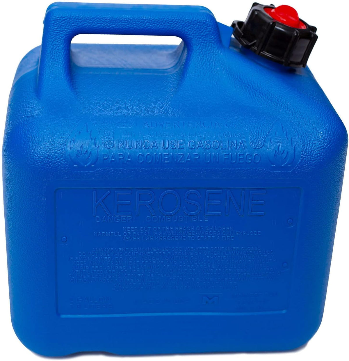 2-Gallon Blue Kerosene Gas Can Fuel Container (4 Pack) I95445