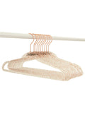 Black Velvet 100 Pack Non-Slip Swivel Hook Clothes Hangers Z3903