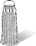 Silver Stainless Steel Insulated Water Bottle with Chain X897
