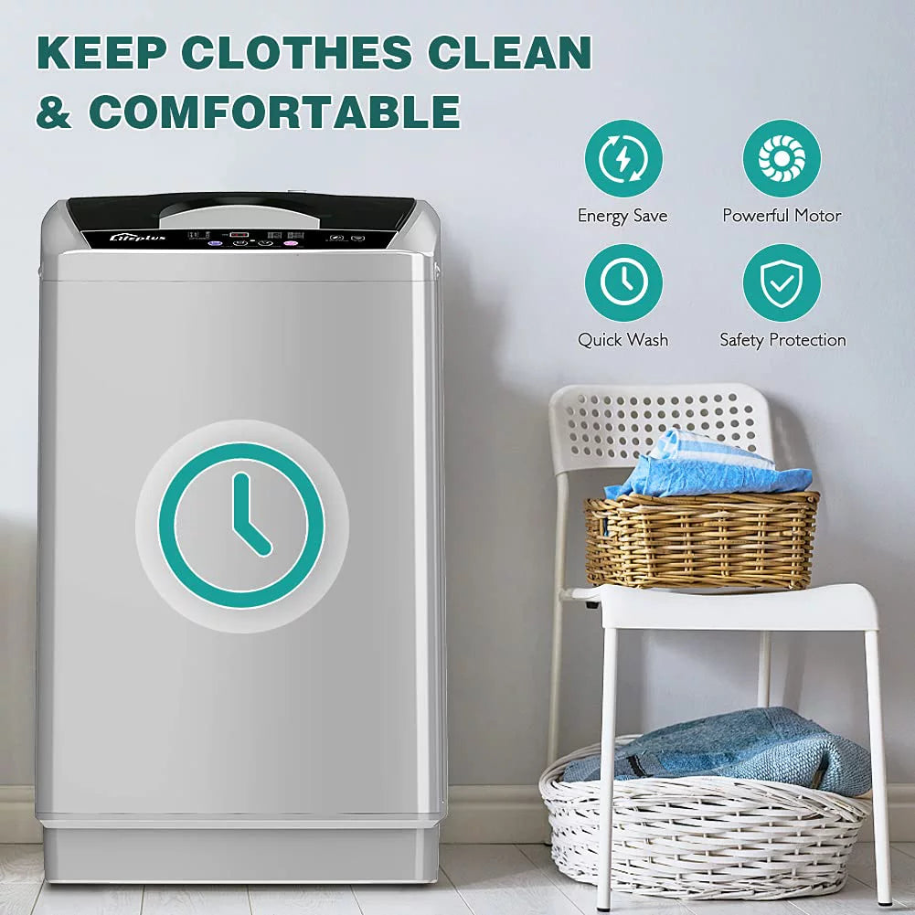 Portable Full-Automatic 1.8 Cu. ft. Top Load Washing Machine A601284