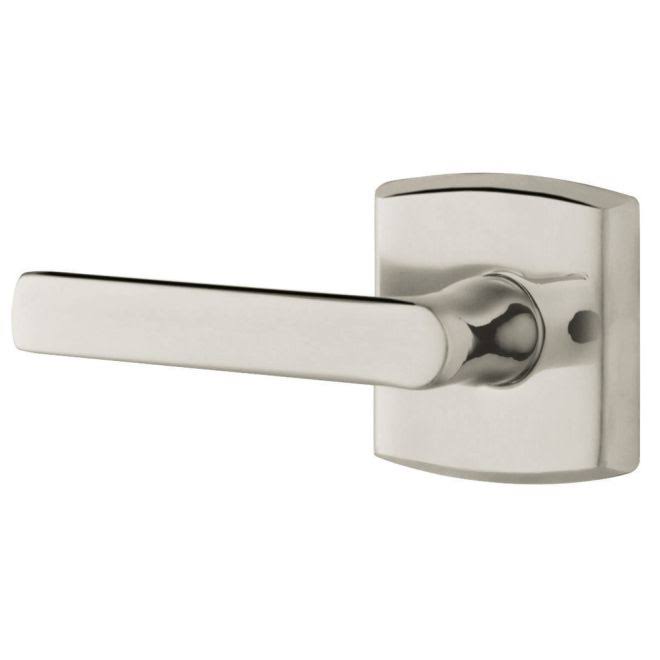 Passage Lever with Bright Nickel Finish Q7026