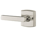 Passage Lever with Bright Nickel Finish Q7026