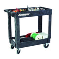 16 in. 2-Shelf Utility Cart, Black F74517