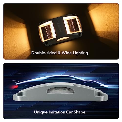 12 Pack Solar Waterproof LED Driveway Marker Lights Z2471