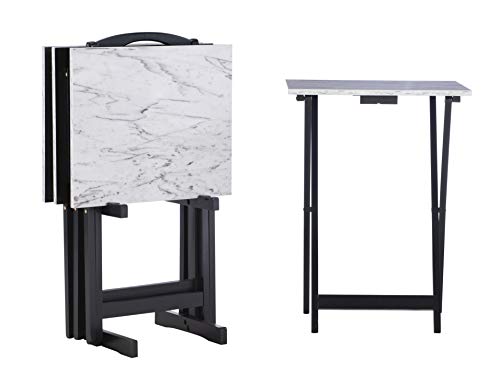 White Tray Table Set A541510