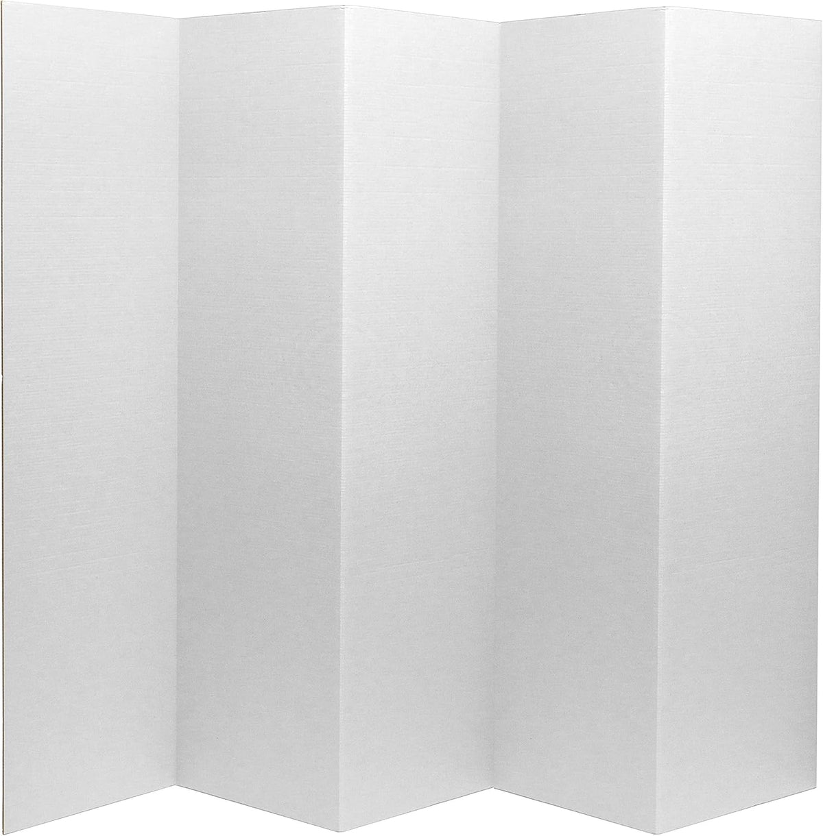 6 ft. Tall White 3 Panel Room Divider V186