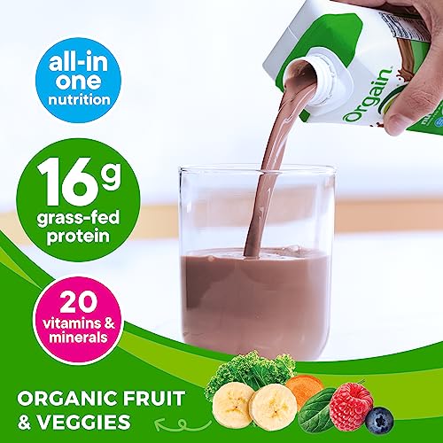 11 Fl Oz Pack of 12 Organic Whey Protein Shake G82205