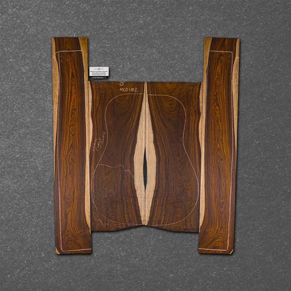 Acoustic Guitar Back and Sides Dreadnought Set V74462
