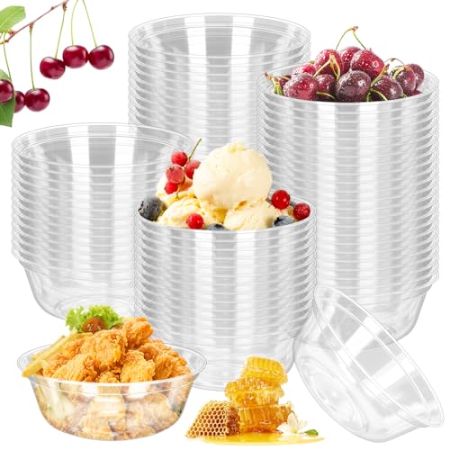70 Pack 14oz Clear Plastic Bowls K370102