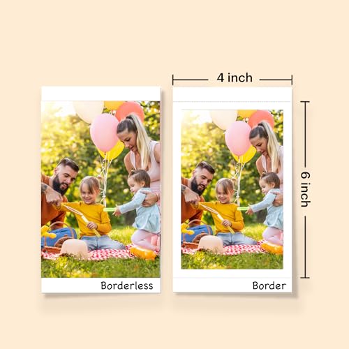 4x6 inches Instant Photo Printer with 90 Sheets E285