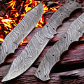 Damascus Steel Full Tang Blank Blade Knife C312