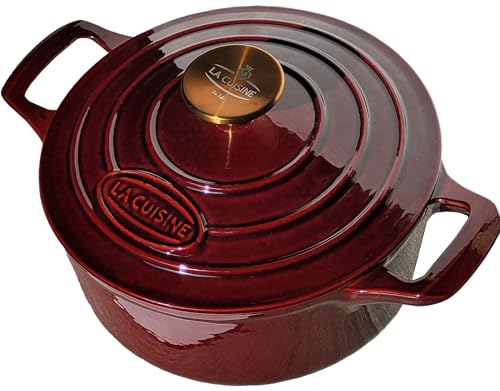 2.1 QT Enameled Cast Iron Dutch Oven with Lid L458284