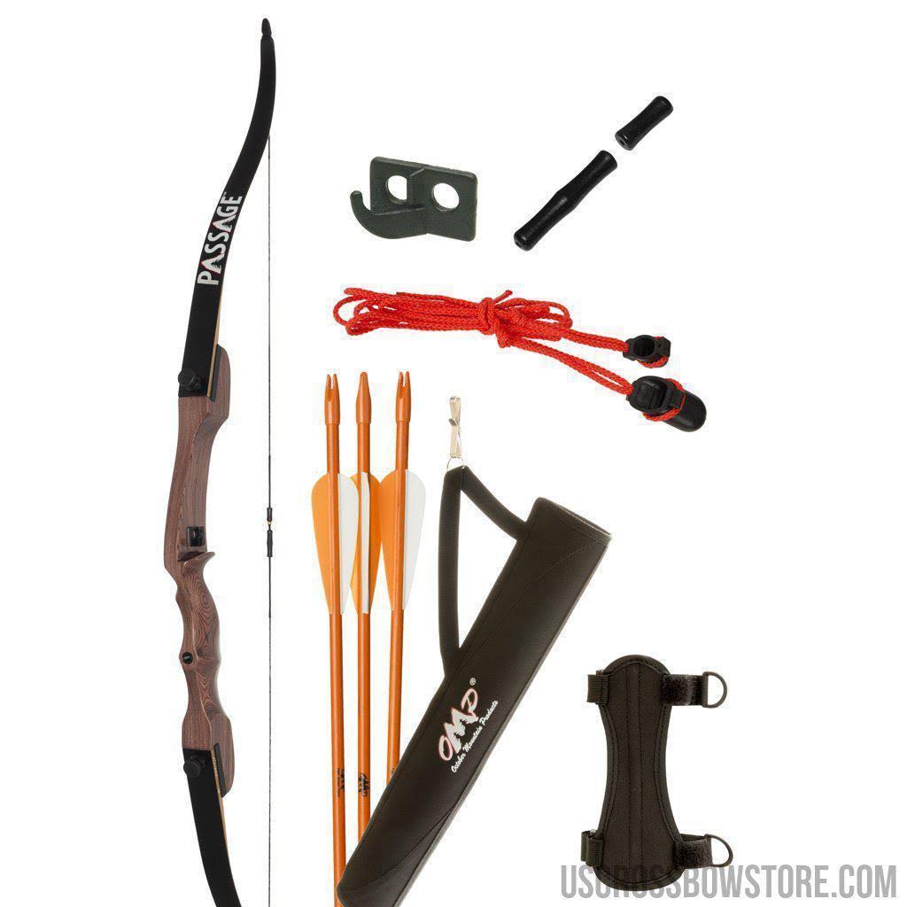 20-lb. 54x22 Recurve Bow Package E64573