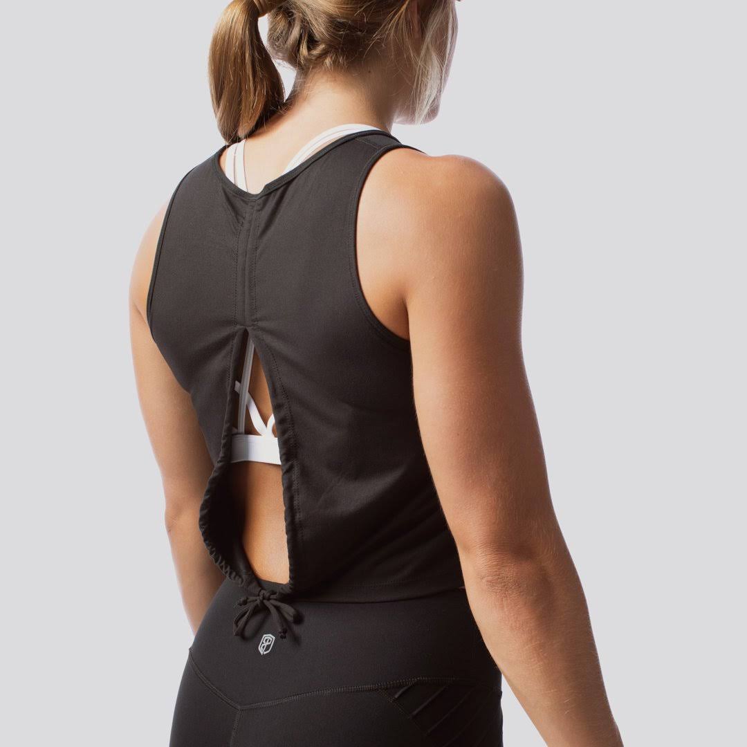 Black Crop Tank J82544