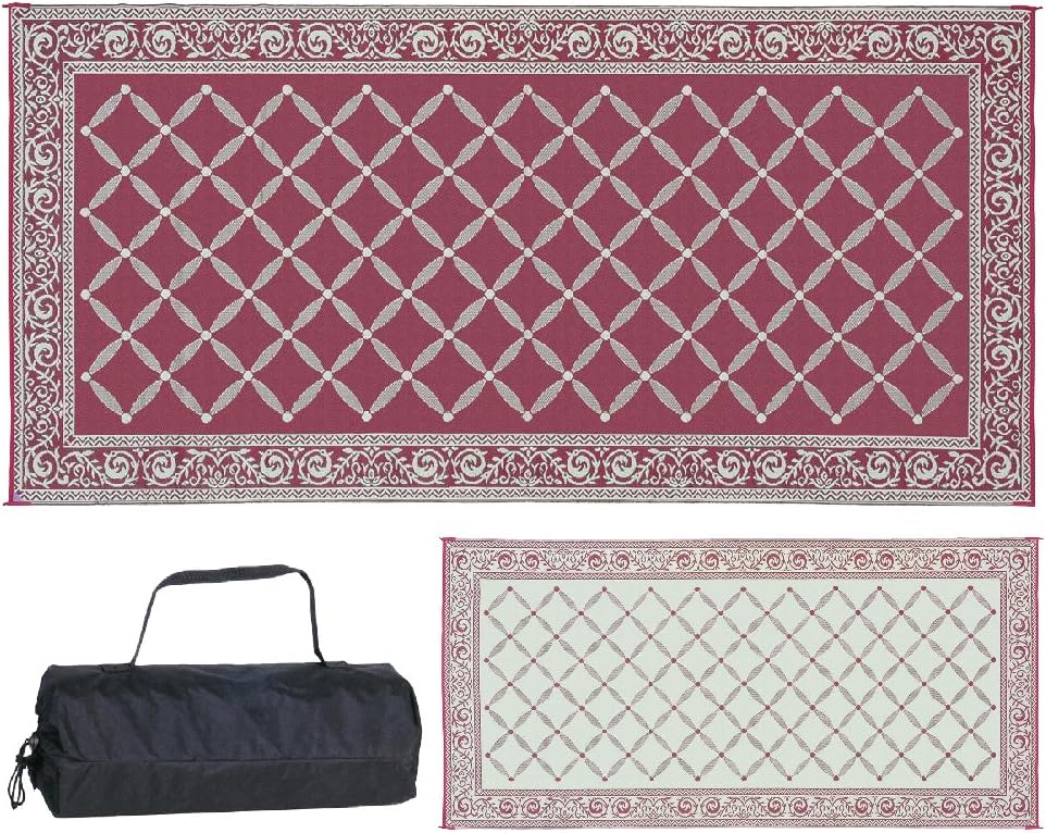 Brown/Beige 6-Feet x 9-Feet Reversible Mat P67686
