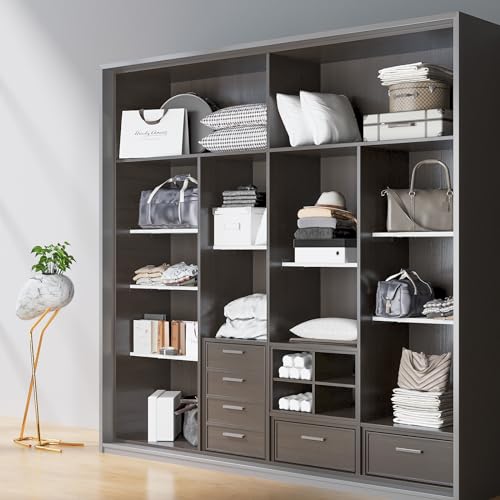 2Pack Expandable Metal Closet Shelf Organizer K65554