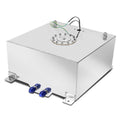 Aluminum Fuel Cell Gas Tank with Level Sender and Silver Cap A370144