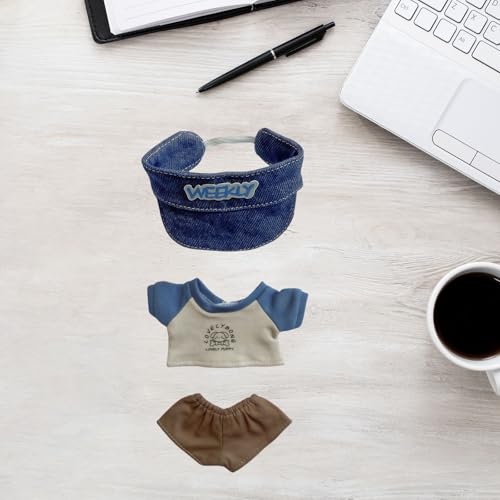 5 Pieces Casual Wear Outfit Set for 6.7inch Doll D85359