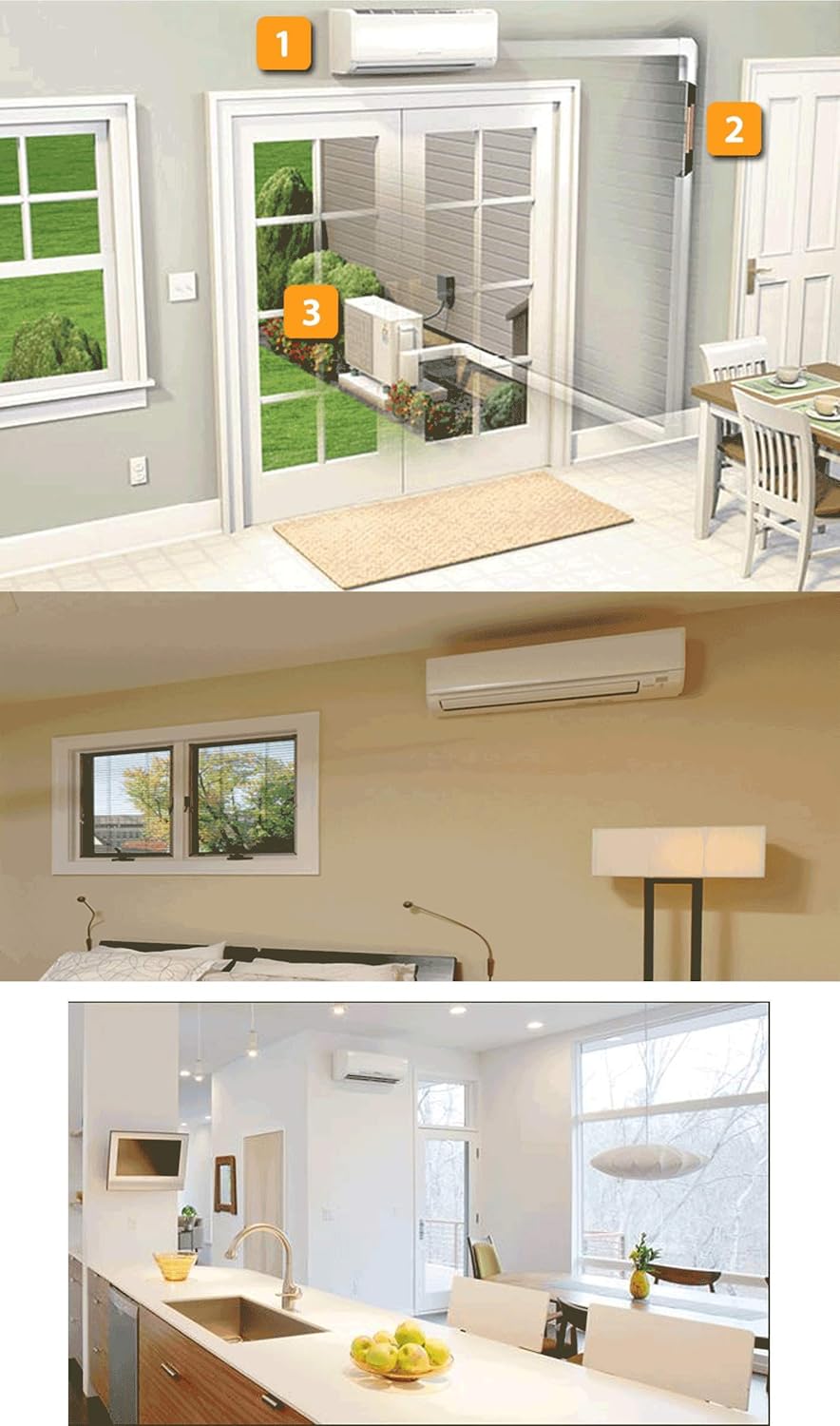 12,000 BTU Ductless Split System AC X330776