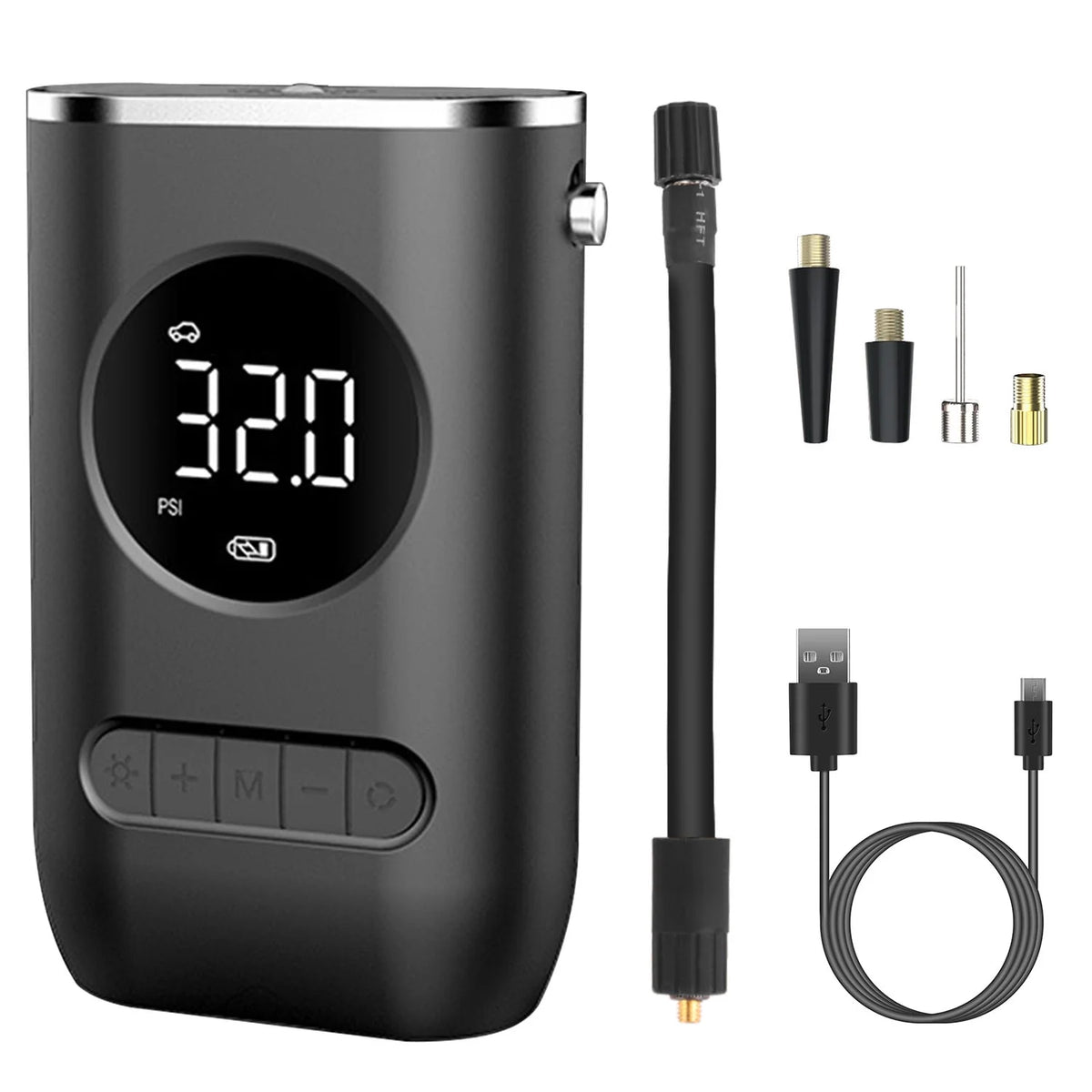 150 PSI Portable Tire Inflator Air Compressor with Digital Pressure Gauge A54706