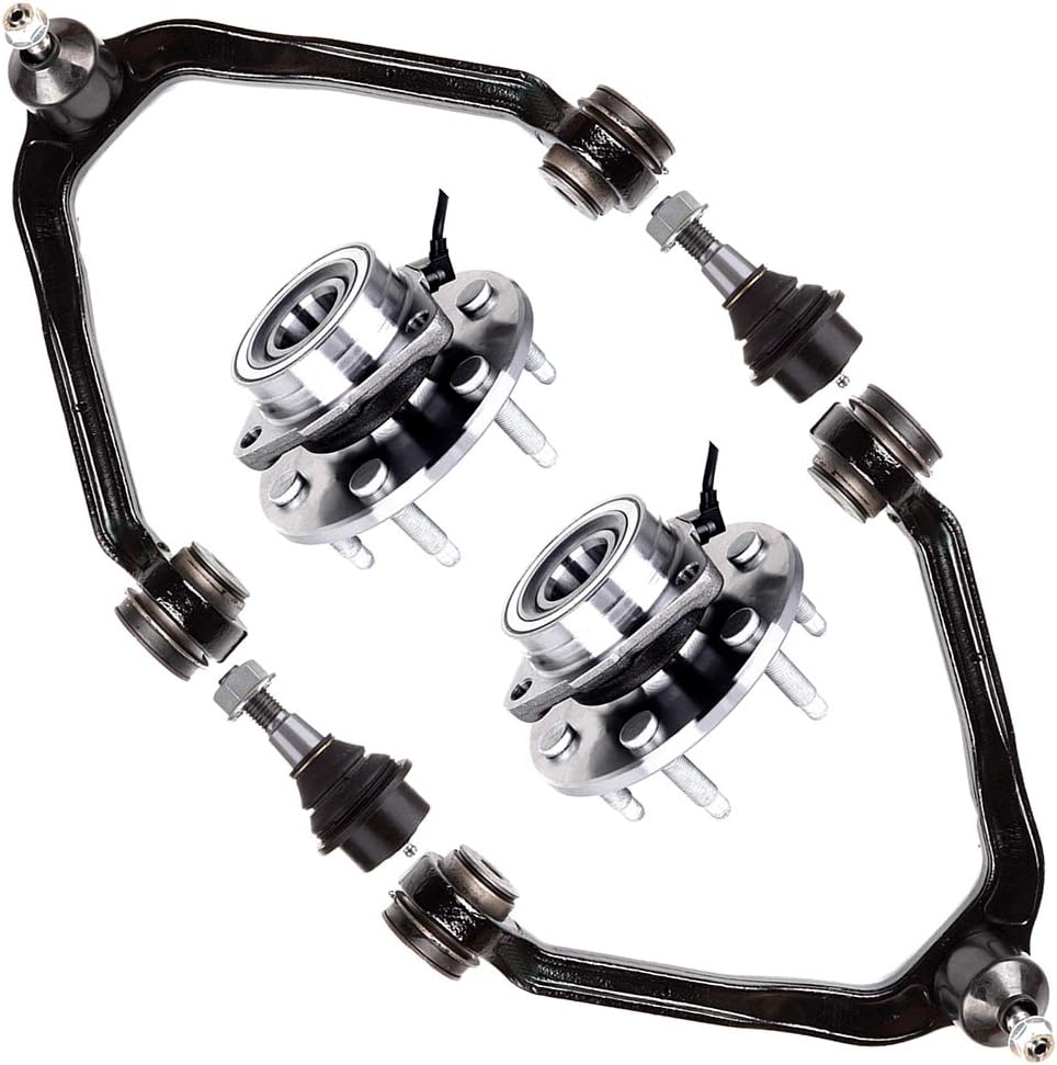 6pcs Front Upper Control Arm Ball Joint Wheel Hub Suspension Kit Z2098