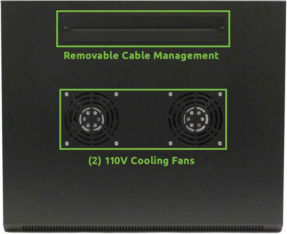 22U Wall Mount Network Server Cabinet Rack M3889