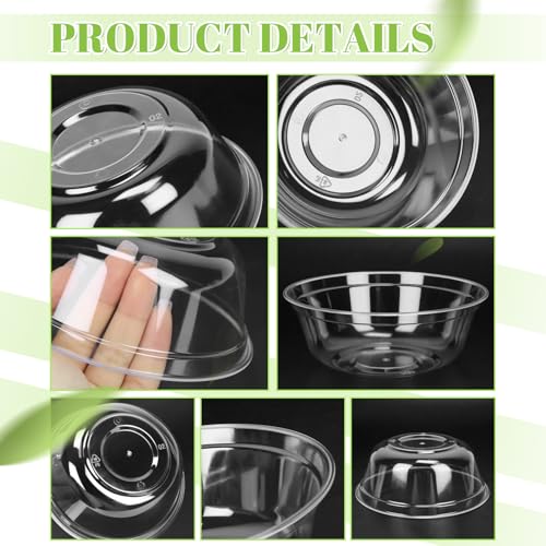 70 Pack 14oz Clear Plastic Bowls K370102