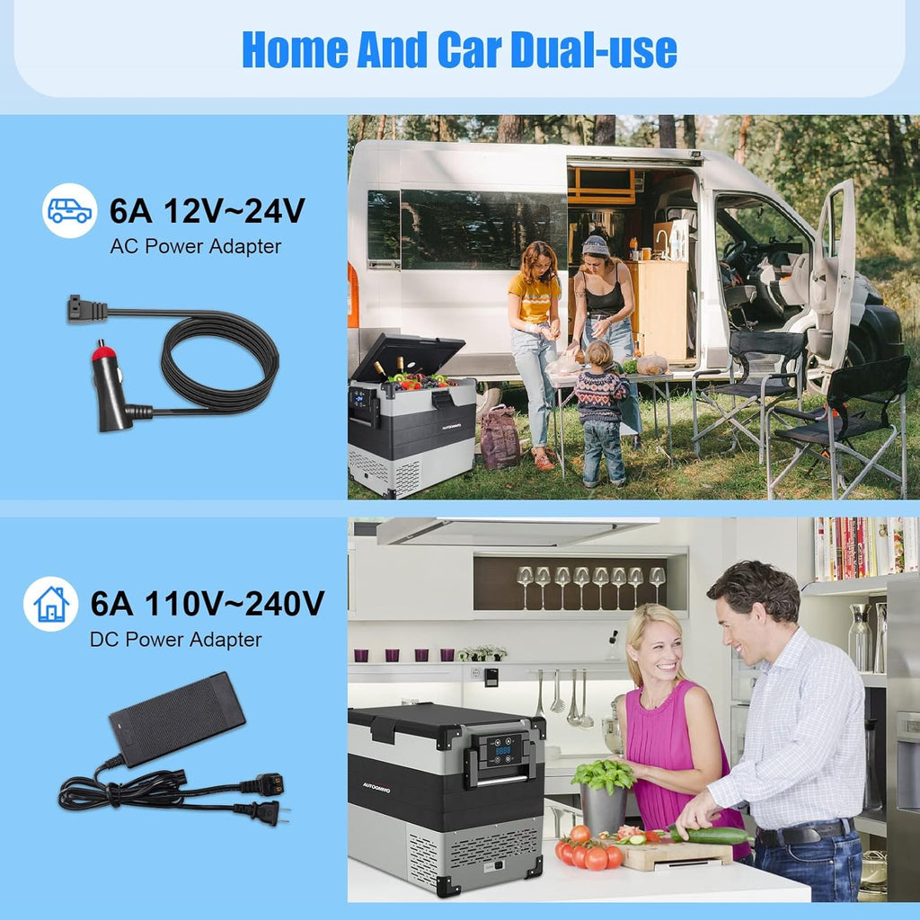 12 Volt 55 Quart Portable Car Refrigerator H58723