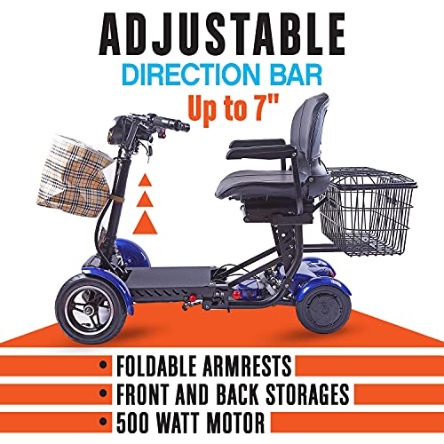 All Terrain 4 Wheel Foldable Mobility Scooter W141007