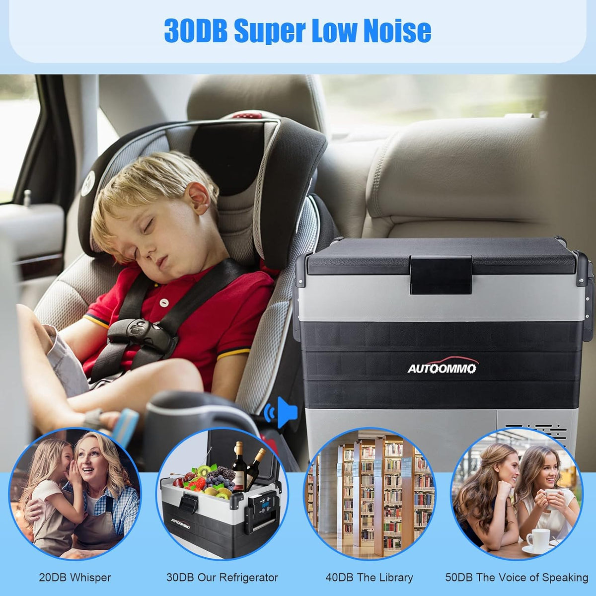 12 Volt 55 Quart Portable Car Refrigerator H58723