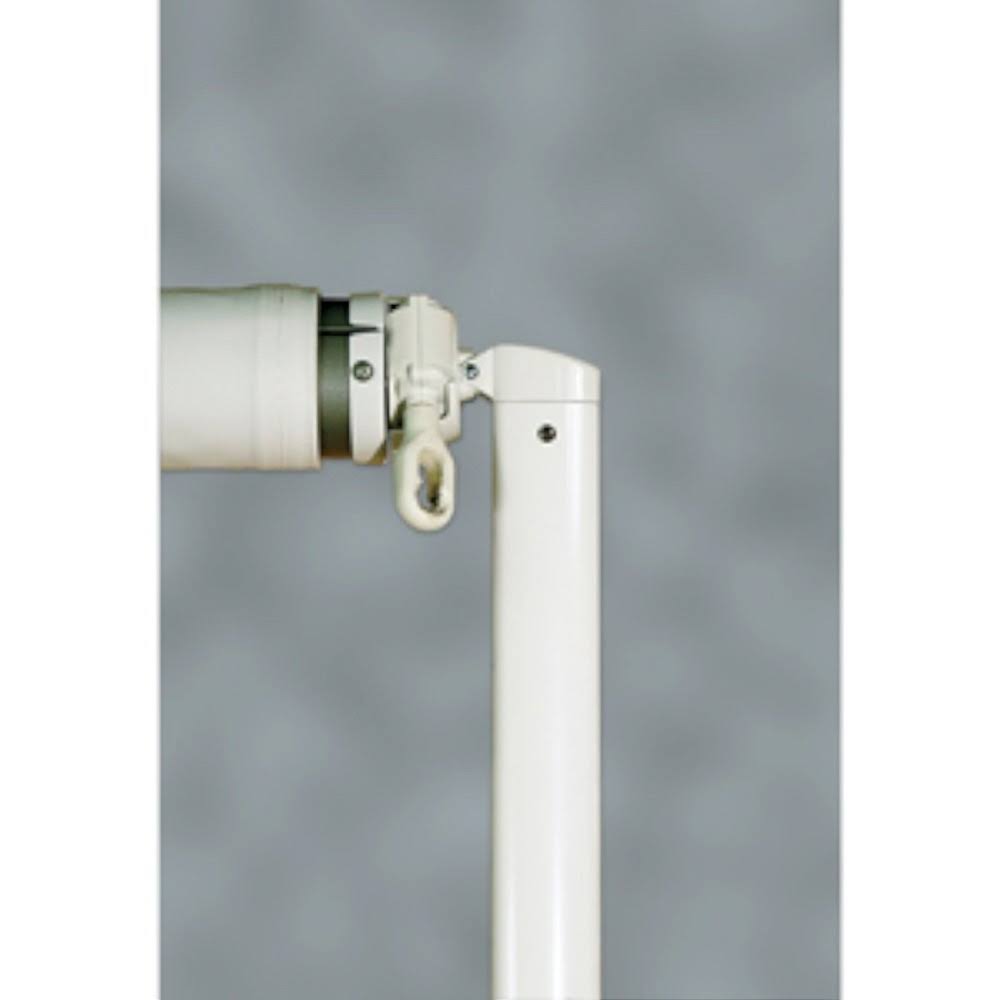 White Springless Awning Roller S93287