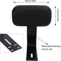 Black Electric Bicycle Rear Passenger Seat Backrest with Metal Support U1325