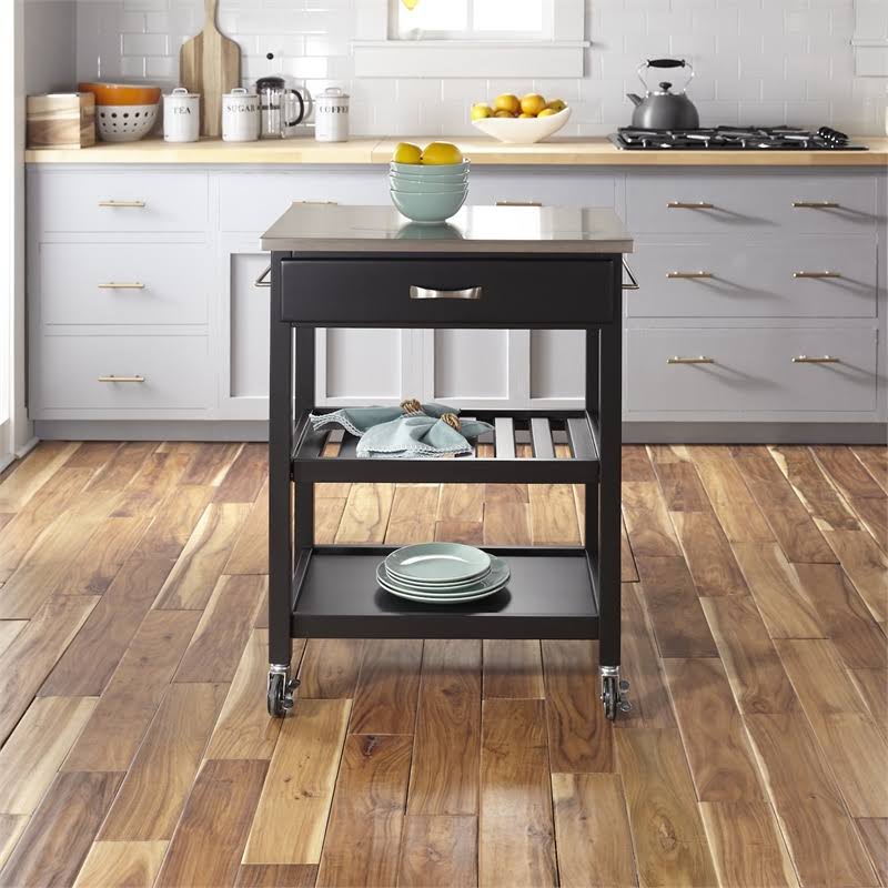 Black Kitchen Cart D40769