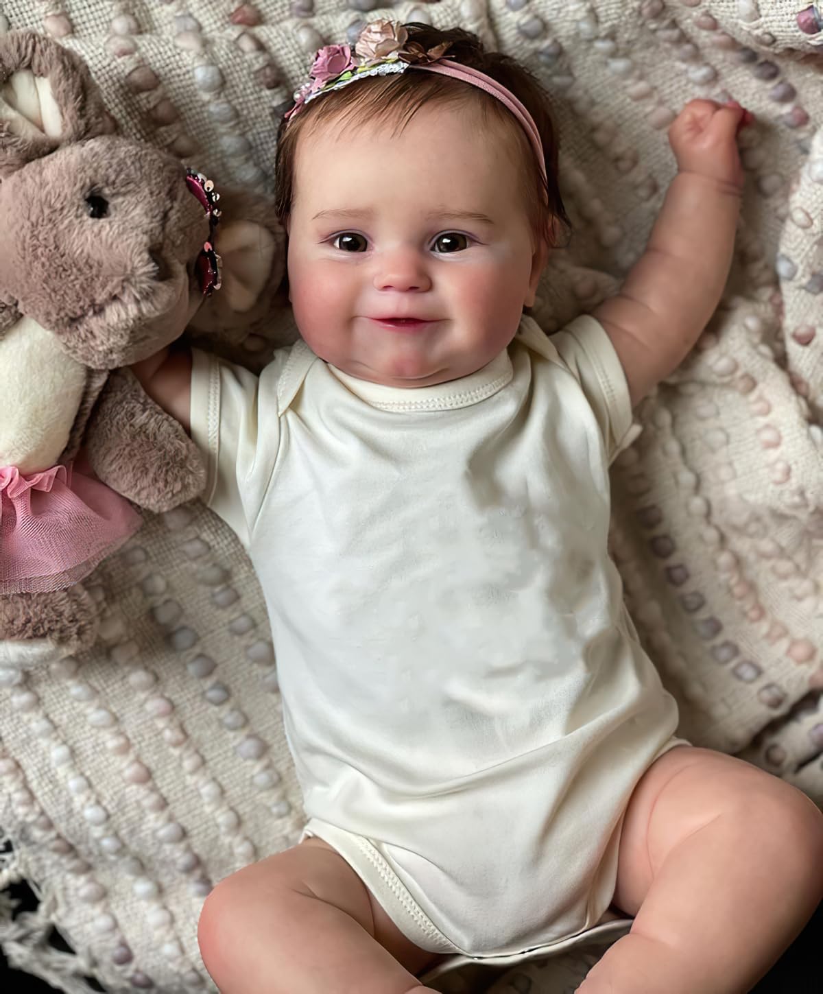 20 Inches Realistic Silicone Vinyl Reborn Baby Doll A6255