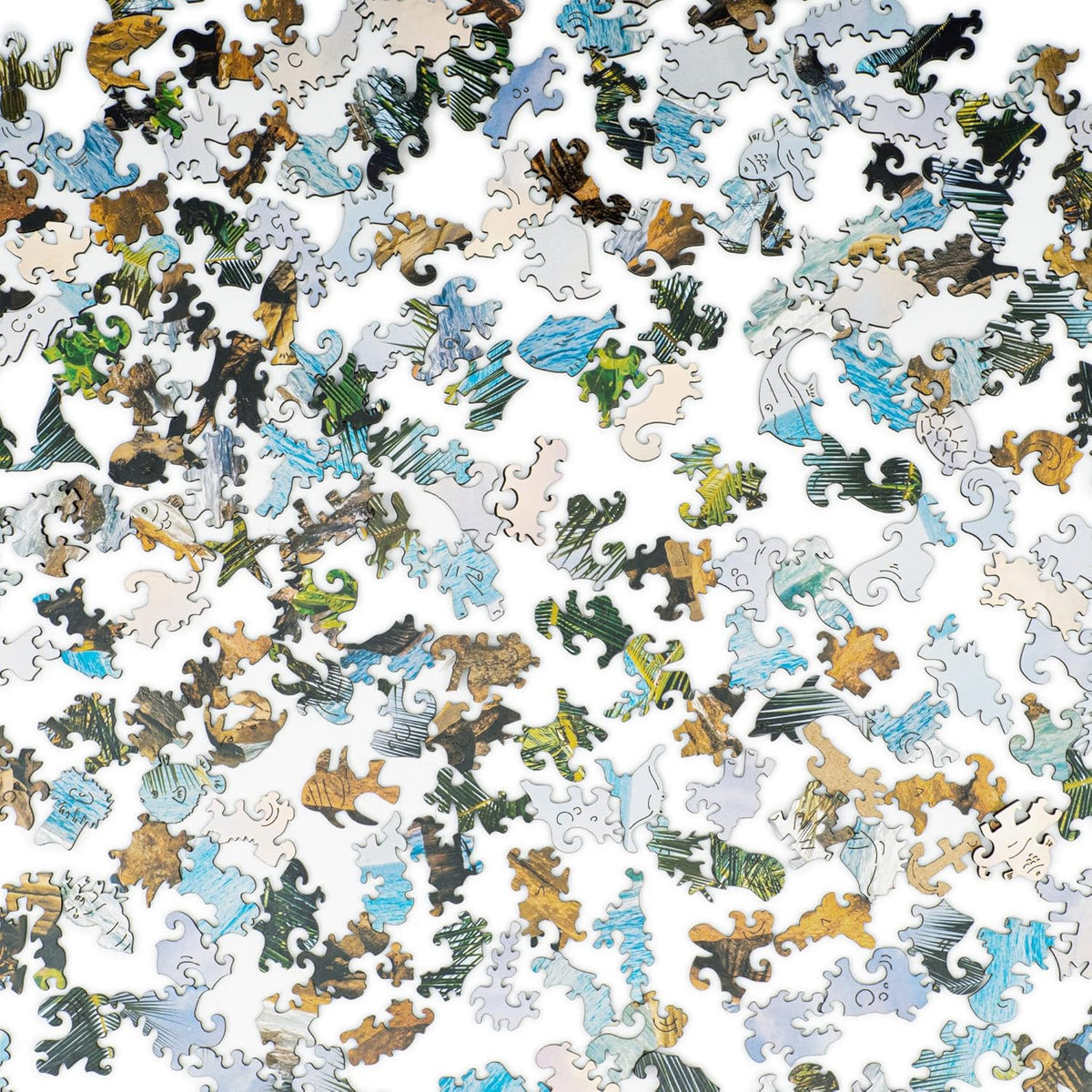 Wooden Puzzle Jigsaw, 125 pieces, 9 x 6.2 in J8527
