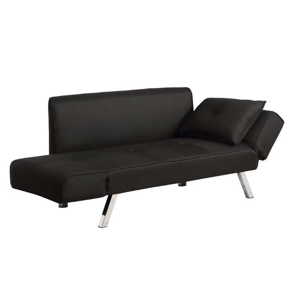 Black Convertible Sofa E106