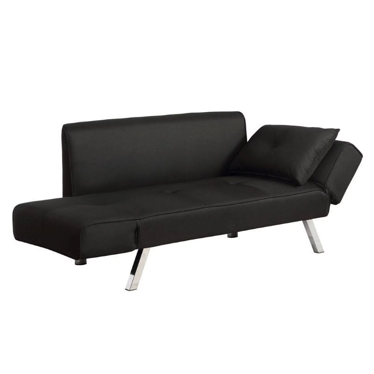 Black Convertible Sofa E106