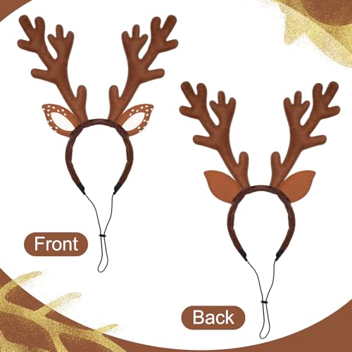 Adjustable Christmas Reindeer Antlers Pet Headband X96602