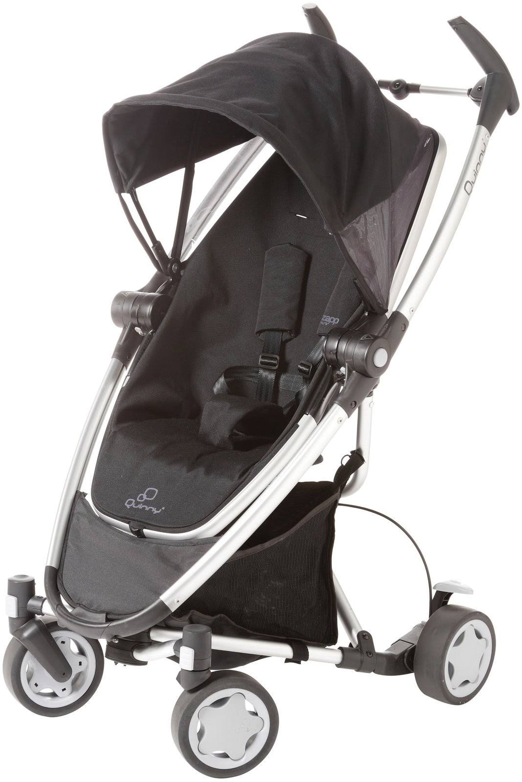 Rocking Black Stroller with Folding Seat R510